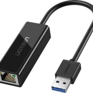 UGreen USB 3.0 to RJ45 Gigabit Ethernet Adapter Black | 20256