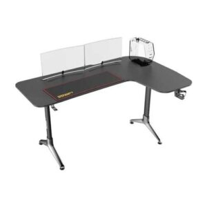 Twisted Minds Y Shaped Carbon Fiber Texture Gaming Desk - Black | TM-Y-1072-L