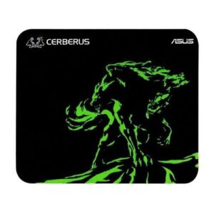 ASUS Cerberus Mat Mini Gaming Mouse Pad Green with Consistent Surface Texture and Non-Slip Rubber | CERBERUS MAT GRN