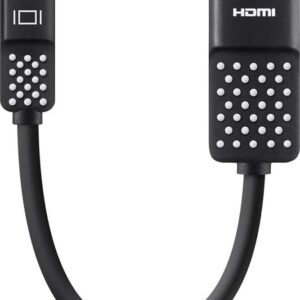 Belkin Mini Display Port to HDMI Adapter 4K (Compatible for Macbook Air, Macbook Pro and Other Mini-DP Enabled Devices) – Black