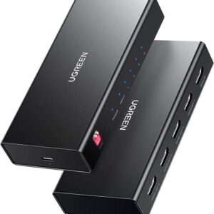 UGREEN 4 In 1 Out 4K@60Hz HDMI 2.0 KVM Switch Box