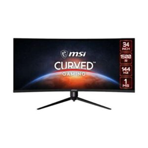 Msi Optix MAG342CQR 34" UWQHD 144Hz 1ms VA Curved Gaming Monitor | 9S6-3DB65H-038