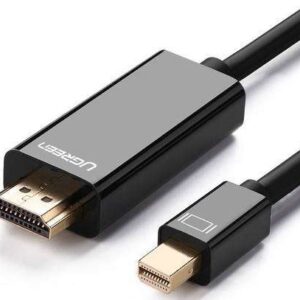 UGreen Mini DP Male to HDMI Cable 4K 3m - Black