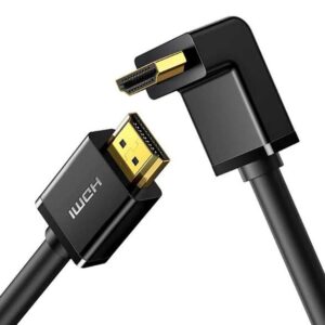 Ugreen 2-Meters Cable, HDMI to HDMI Right Angle 90 Degree, Black