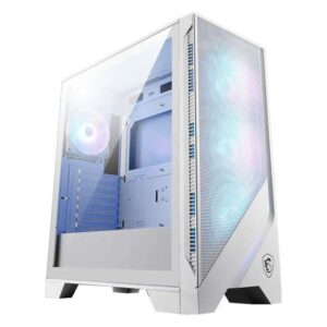 MSI MAG FORGE 320R AIRFLOW ARGB Mid Tower Gaming Case - White | 306-7G23W21-HH9