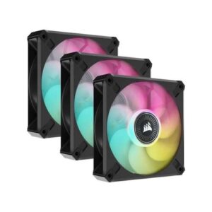 Corsair iCUE ML120 RGB Elite Premium 120mm PWM Magnetic Levitation Triple Fan Kit | CO-9050113-WW