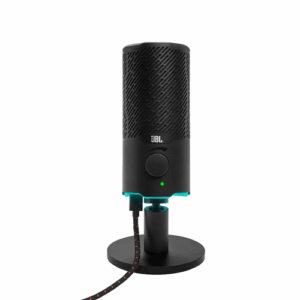 JBL Quantum Stream Dual Pattern Premium USB Microphone for Streaming, Recording & Gaming, Black