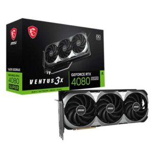 MSI GEFORCE RTX 4080 SUPER 16G VENTUS 3X GDDR6X OC Edition Graphics Card, DLSS 3