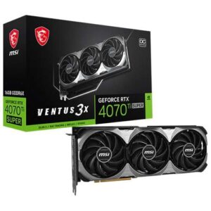MSI GeForce RTX 4070 Ti SUPER 16G VENTUS 3X GDDR6X OC Edition Graphics Card, DLSS 3