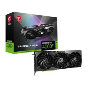 MSI GeForce RTX 4060 Ti GAMING X SLIM 8G GDDR6X Graphics Card, DLSS 3