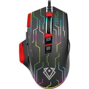 Vertux Kryptonite Superior Quick Performance, 10000 DPI, 9 Programmable Button, Frequency 125-250-500-1000Hz, Wired Gaming Mouse | VE.KRYPTONITE.RD