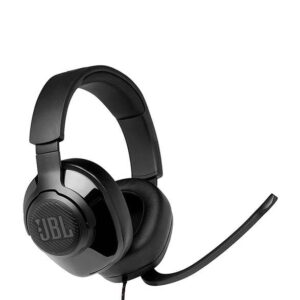 JBL Quantum 200 3.5 mm Jack Over-Ear Gaming Headphones with Mic, Black