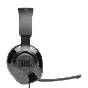 JBL Quantum 100 3.5 mm Jack On-Ear Gaming Headphones with Mic, Black