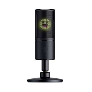 RAZER Seiren Emote Microphone RGB LED Display for Streamers - Classic Black | RZ19-03060100-R3M1