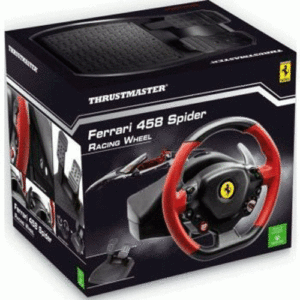 Thrustmaster Ferrari 458 Spider Racing Wheel, Kinect detection LED, Xbox One Red | TM-WHL-FRARI458-SPDR