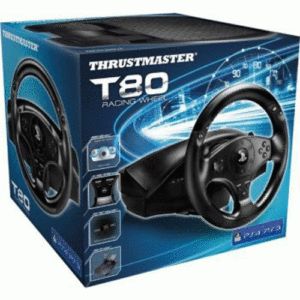 Thrustmaster T80 Racing Wheel WPedals for PS3 PS4 Black | TM-WHL-T80