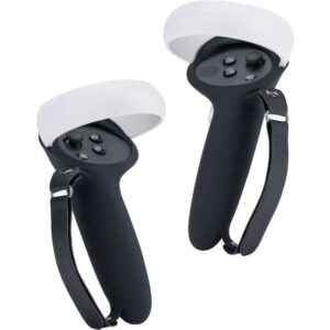 Meta Quest 3 Blupebble Elite Silicone Hand Grip Cover Black