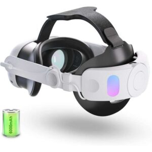 Meta Quest 3 Blupebble Elite Adj Head strap with 6000 Mah Power Bank
