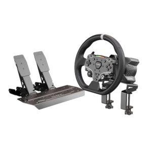 MOZA R3 Licensed Steering Wheel and Pedals Bundle for Xbox PC 3 9Nm Direct Drive WheelBase 11 inch Racing Wheel Pedals and Desk Clamp All in One Gmaing Racing Simulator