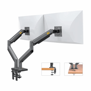 NB North Bayou Dual Monitor, 22''-32'', Arm Ultra Wide Full Motion Swivel Mount with Gas Spring, Load Capacity from 4.4 to 33lbs Each Height Adjustable Stand G35