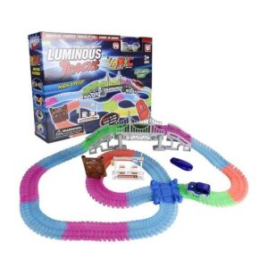 Generic Car Track Luminous RC Figures, 202 Pieces, Ages 3+