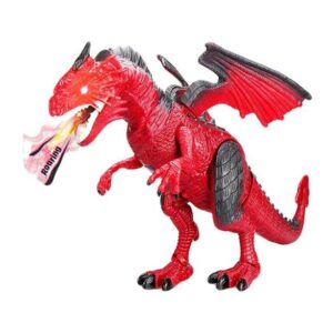 Generic T-Rex Dinosaur Fire Dragon Figure with Remote Control, Ages 3+