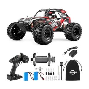 Sam Toys Remote Control High Speed Hobby Line Car, Black/Red, Ages 14+