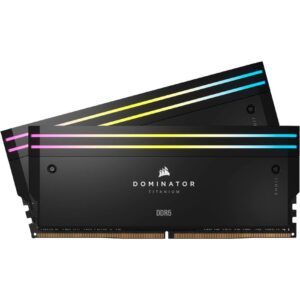 Corsair Dominator TITANIUM 64GB (2x32GB) 6400MHz Black