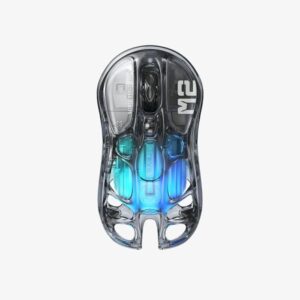 GravaStar Mercury M2 Transparent Black Wireless Gaming Mouse