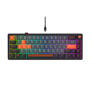 GamerTek Fusion 65% Wireless Mechanical Keyboard - Black