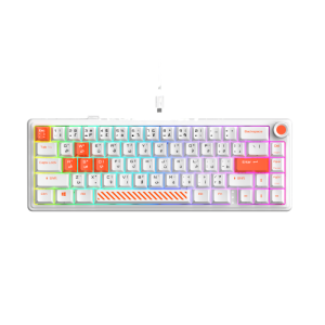 GamerTek Fusion 65% Wireless Mechanical Keyboard - White