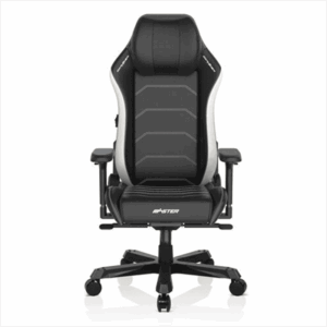 DXRacer 1238S Master Series Gaming Chair, Microfiber Leather, 4D Armrests, Multi-functional Tilt, 3″ Casters, High Density Mold Shaping Foam, 220lbs Recommended Weight, XL Size,Black/White | MAS-I239S-NW-A3