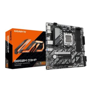 Gigabyte AMD B850M D3HP DDR5 AM5 Micro-ATX Motherboard - Black | B850M-D3HP