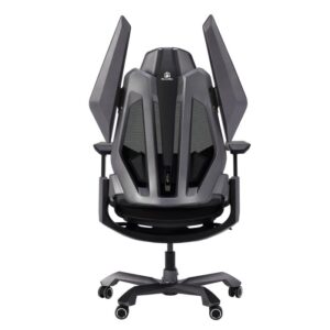 GamerTek Final Boss Gaming Chair - Black & Grey