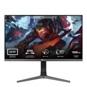 GamerTek Blaze 32" QHD 180Hz Gaming Monitor Black