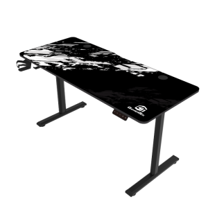 GamerTek GT-Elevate X Gaming Desk - White & Black
