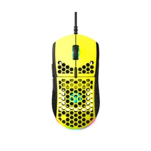 GamerTek GM16 Ultralight Precision Gaming Mouse - Yellow