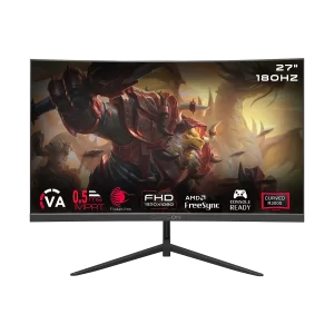 GAMEON GOC27F180VA Curved 27" FHD, 180Hz, MPRT 0.5ms, HDMI 2.1, VA PANEL Gaming Monitor