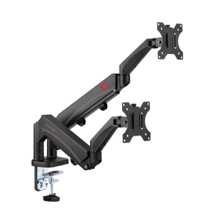 GAMEON GO-5350 Dual Monitor Arm For Gaming And Office Use, 17" - 32", Each Arm Up To 9 KG