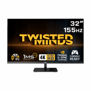Twisted Minds UHD 32'', 155Hz, 1ms, HDMI 2.1 Gaming Monitor TM32FMDUI