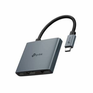 Tp-Link USB Type-C 3 in 1 Hub, 4K HDMI, PD 100W, USB 3.0, Plug & Play, 5 Gbps SuperSpeed Data Transfer, Windows, Mac, Linux, iPadOS, iOS, Android, Chrome | UH3020C