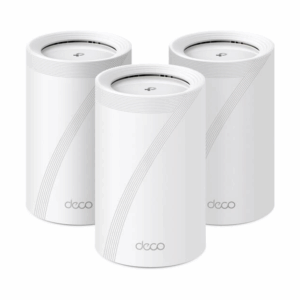TP-Link Deco BE65, (3-Pack), BE9300 Whole Home Mesh WIFI 7 System, 9214 Mbps Wireless Tri-Band WiFi, 2.5 Gbps Wired, MLO, HomeShield, Combined Backhaul, White | Deco BE65 V1