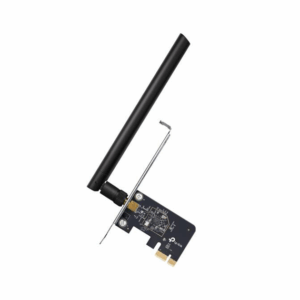 TP-Link Archer T2E PCIe WiFi Card AC600 for Desktop PC, Speed Up to 600 Mbps, High-Gain Antenna, MU-MIMO, WPA3, Low Profile, Supports Windows 10/11, Black | Archer T2E