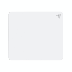 Razer Atlas Tempered Glass Mouse Mat, 450 x 400 x 5mm Dimension, CNC-Milled with Rounded Edge, Anti-Slip Rubber Base, White | RZ02-04890200-R3M1