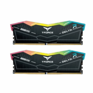 TeamGroup T-Force Delta RGB Black 32GB (2x 16GB) DDR5 6000 Desktop Memory, 288-Pin PC RAM, 38 CAS Latency, Intel XMP 3.0 Chipset, Black | FF3D532G6000HC38ADC01