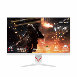 Gameon Dominator Series Gaming Monitor, 24" FHD 180Hz IPS Display, 0.5ms, HDR400, FreeSync/G-Sync, VRR, HDMI 2.1, RGB Backlight, VESA, Speakers | GOAM24FHD180IPS