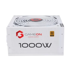 GAMEON - SPY2 ATX 1000 WATTS 80 PLUS Gold Value Gaming Power Supply - White