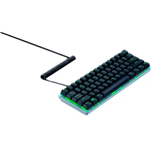Razer PBT Keycaps + Coiled Cable Upgrade Set Black