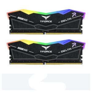 Teamgroup DELTA 32GB (2X16) RGB 6000MHZ DDR5 Memory Kit - Black | FF3D532G6000HC30DC01