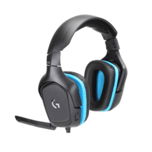 Logitech G432 Wired 7.1 Surround Sound Gaming Headset for PC, Black/Blue | 981-000770